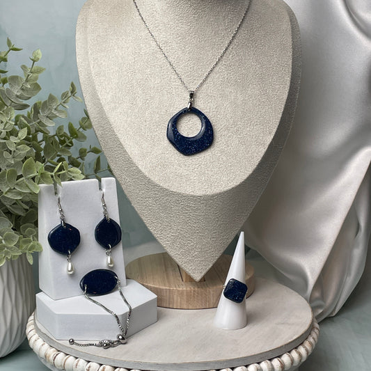 Juego de arcilla polimérica de cuello azul