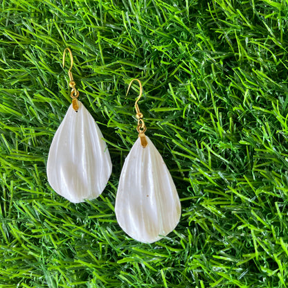White Petals in Polymer Clay